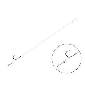 Kötött horog Delphin FLR Sting / 6db