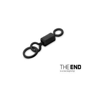   Pontyozó forgó gyűrűvel Delphin THE END Ring Swivel / 10db