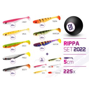 BOMB Rippa csali szett 2022 színek 5cm / 225db