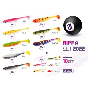 BOMB Rippa csali szett 2022 színek 10cm / 225db