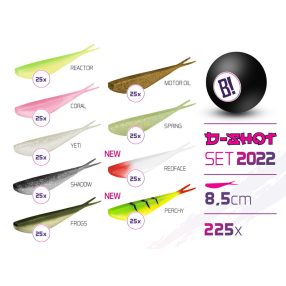 BOMB D-SHOT 2022 csali szett 8,5cm / 225db