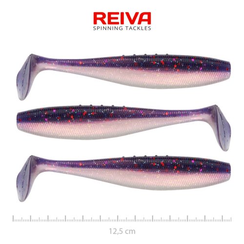 Flat Minnow shad 12,5cm 3db/cs (Purple Pearl)