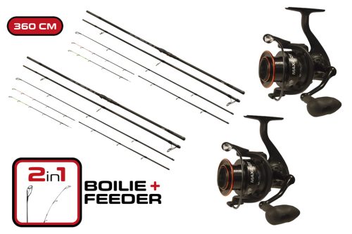 CARP EXPERT MAX2 BOT DOUBLE TIP 360 MAX2 DT 6000 ORSÓVAL DUOPACK