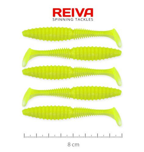 Zander Power Shad 8cm 5db/cs (Flash Lemonade)