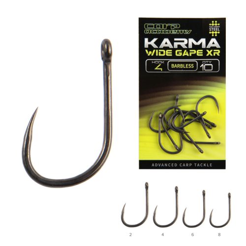 KARMA Wide Gape XR BARBLESS 4  10db/cs