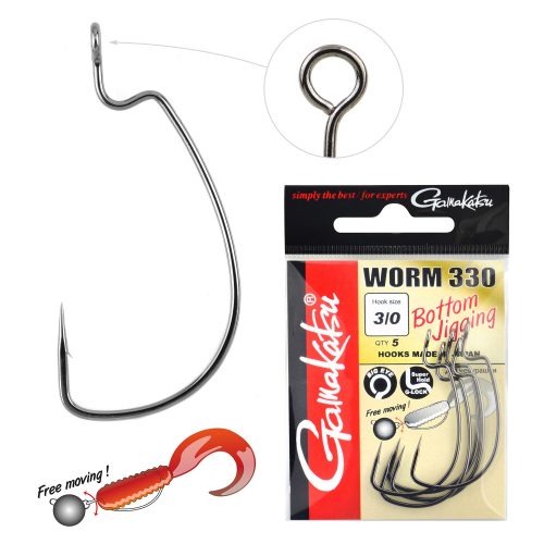 Worm-330 Bottom Jigging 2-es 6db/cs