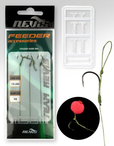 Feeder fonott előke 8 3db/cs  AKCIÓ -30%
