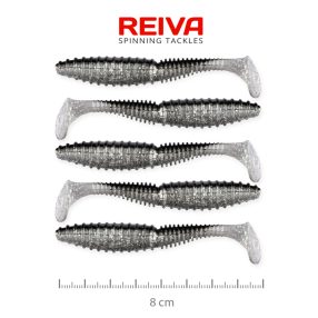 Zander Power Shad 8cm 5db/cs (Flash Bleak)