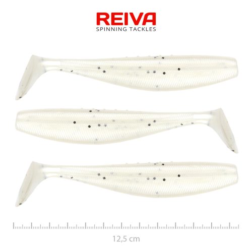 Flat Minnow shad 12,5cm 3db/cs (Pearl Dot)
