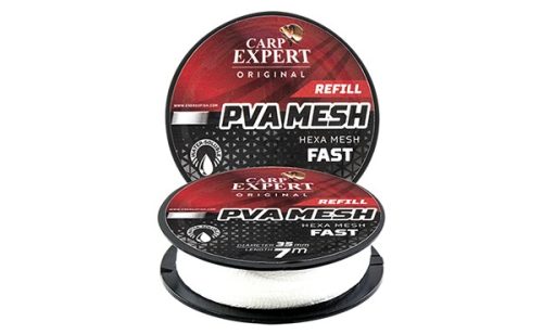 CARP EXPERT PVA REFILL - HEXA MESH GYORS - 25MM X 7M