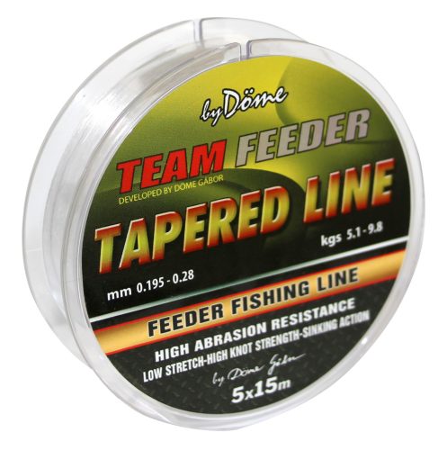Team Feeder Tapered Leader 15m x5 0.20-0.31