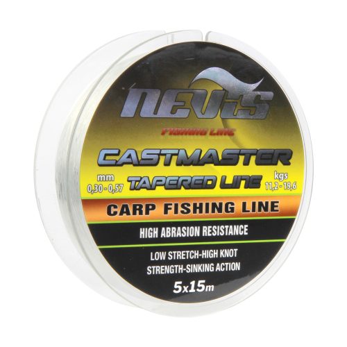 Nevis Castmaster Tapered Line 5x15m 0.23-0.57mm