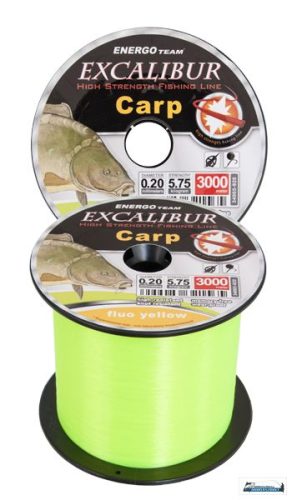 ZSINÓR EXCALIBUR CARP FEEDER FLUO SÁRGA 3000M 0,20