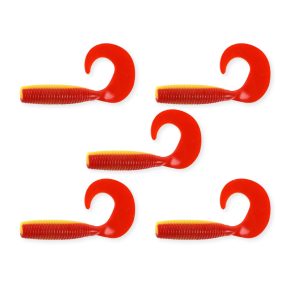 Twister 7,5cm  5db/cs sárga-piros  AKCIÓ -50%