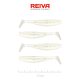 Flat Minnow shad 7,5cm 4db/cs (Pearl Dot)