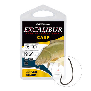 EXCALIBUR HOROG CARP CURVED SHANK BN 1