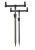 Bottartó készlet 2db-os  25cm fej+ 40-60cm leszúró nyél