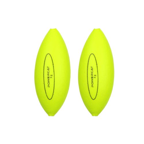 Powercat micro U-float 1.5g sárga  2db/cs