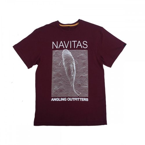 NAVITAS JOY TEE BURGUNDY L