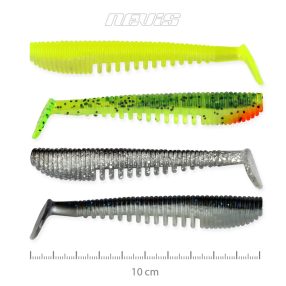 Impulse Shad 10cm 4db/cs 4szín  AKCIÓ -50%