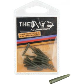 THE ONE SZILIKON GUMIHARANG 20mm ÁTTETSZŐ ZÖLD 20db