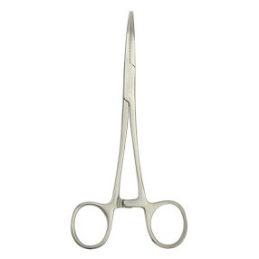 Horogkiszedő csipesz 18cm hajlított (3109)