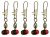 Feeder Csúszókarabiner 5db/cs