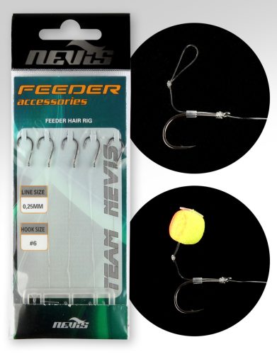Feeder monofil előke 8 5db/cs  AKCIÓ -30%