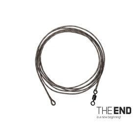 THE END Leadcore + swivel kötött horog / 3db