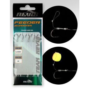 Feeder monofil előke 8 5db/cs  AKCIÓ -30%