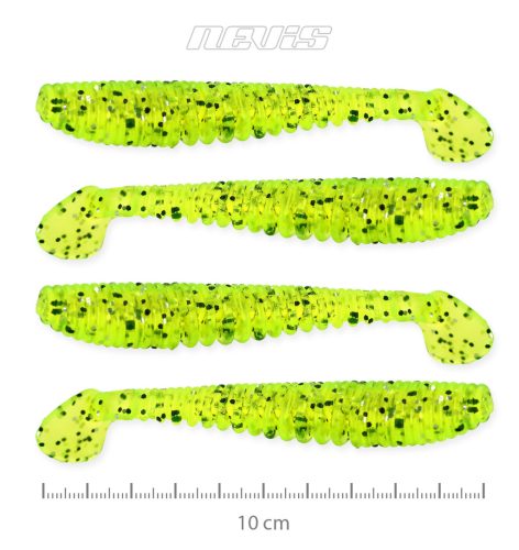 Impulse Shad 10cm 4db/cs (Poppy Green)