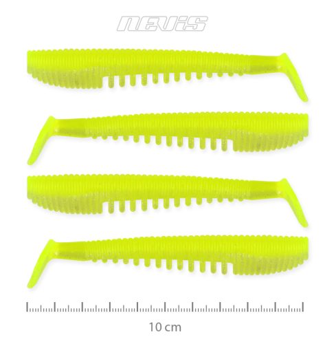 Impulse Shad 10cm 4db/cs (Flash Lemonade)