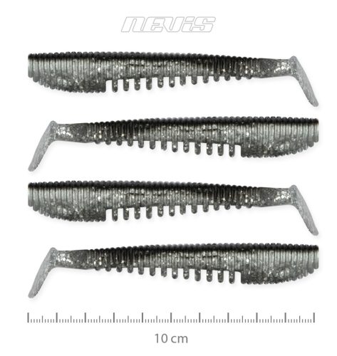 Impulse Shad 10cm 4db/cs (Flash Bleak)