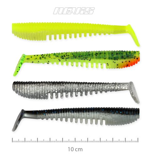 Impulse Shad 10cm 4db/cs 4szín  AKCIÓ -50%