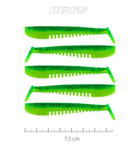 Impulse Shad 7.5cm 5db/cs (Poison green)