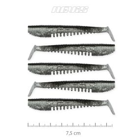 Impulse Shad 7.5cm 5db/cs Ezüst Flitter