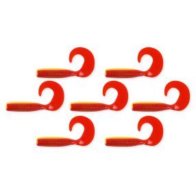 Twister 6cm 7db/cs  sárga-piros  AKCIÓ -50%