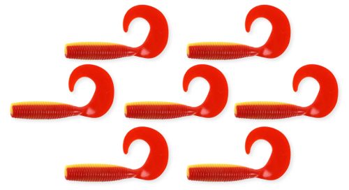 Twister 6cm 7db/cs  sárga-piros  AKCIÓ -50%