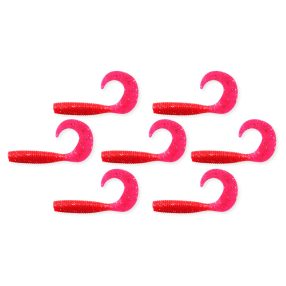 Twister 6cm  7db/cs piros flitter  AKCIÓ -50%