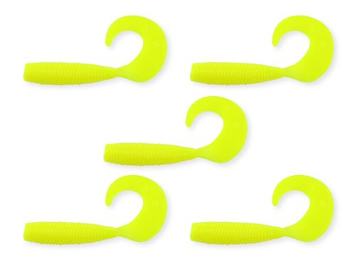Twister 7,5cm  5db/cs Sárga  AKCIÓ -50%