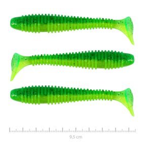 Swinger 9,5cm 3db/cs (Poison Green)  AKCIÓ -30%