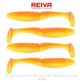 Zander Power Shad 10cm 4db/cs (Shiny Orange)