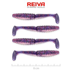 Zander Power Shad 8cm 4db/cs (Purple Pearl)