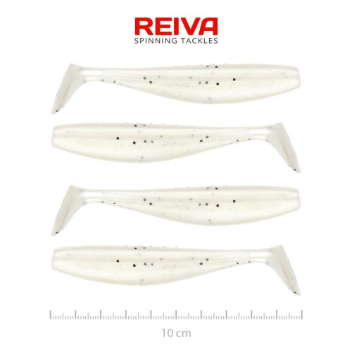 Flat Minnow Shad 10cm 4db/cs (Pearl Dot)