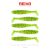 Flat Minnow shad 7,5cm 5db/cs (Poppy Green)