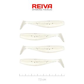 Flat Minnow shad 7,5cm 4db/cs (Pearl Dot)