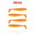 Flat Minnow shad 7,5cm 4db/cs (Shiny Orange)