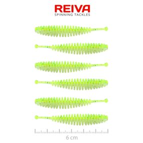 Tiny Worm 6cm 6db/cs (Flash Chartreuse)