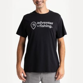 ADVENTER&FISHING RÖVID UJJÚ PÓLÓ BLACK S