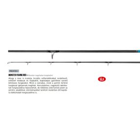   Predator-Z Monster nagyhalas horgászbot, 330 cm, 200-300  g, 2 részes 